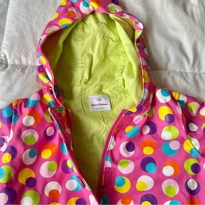 Hanna Andersson Pink Jacket with Colorful Dots